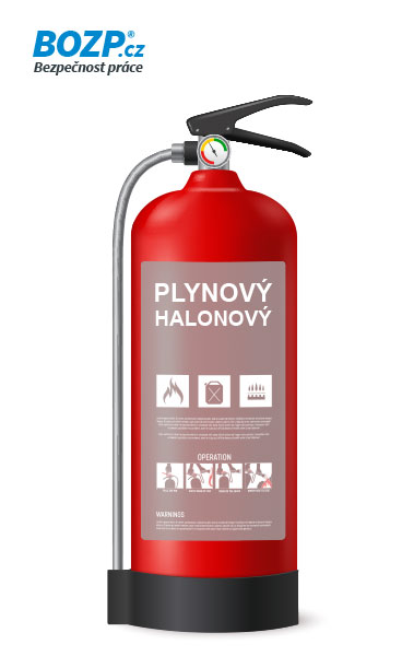 Plynový hasicí přístroj