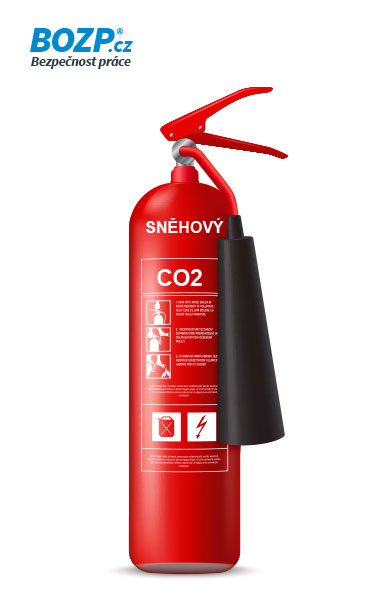 Sněhový hasicí přístroj CO2